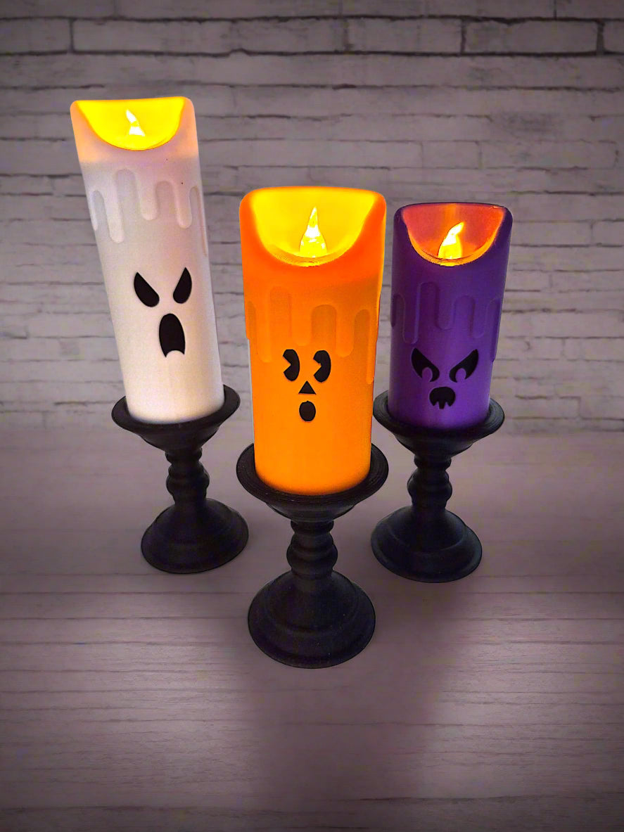 Spooky Halloween Candles